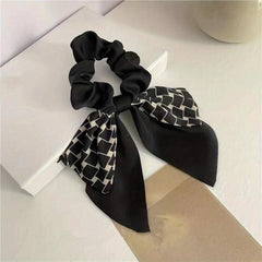Bowknot Streamer Scrunchie Hair Tie Elastic Ponytail Holder Hair Accessories