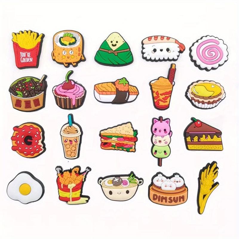 Simulation Food Shoe Charms For Clogs Sandals Unisex Shoe Decoration