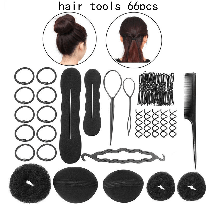 66pcs Hair Styling Accessories Set for Women