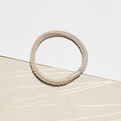 Braided Hair Tie Accessory for Women - Solid Color