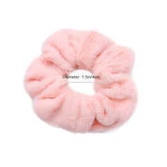Solid Colors Scrunchy Hair Ties Hair Elastics Soft Scrunchie Ponytail Holders