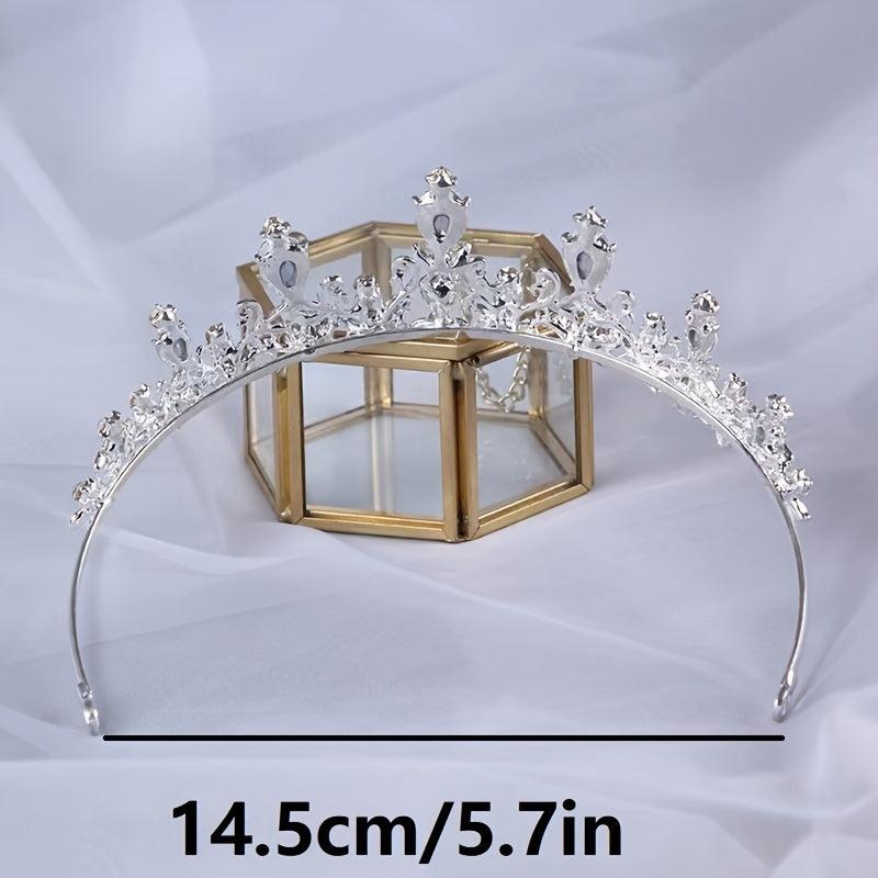 Crystal Bridal Princess Crown Wedding Tiara Rhinestone Hair Band