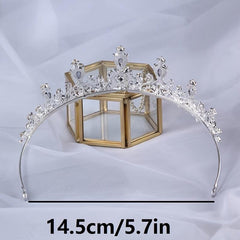 Crystal Bridal Princess Crown Wedding Tiara Rhinestone Hair Band