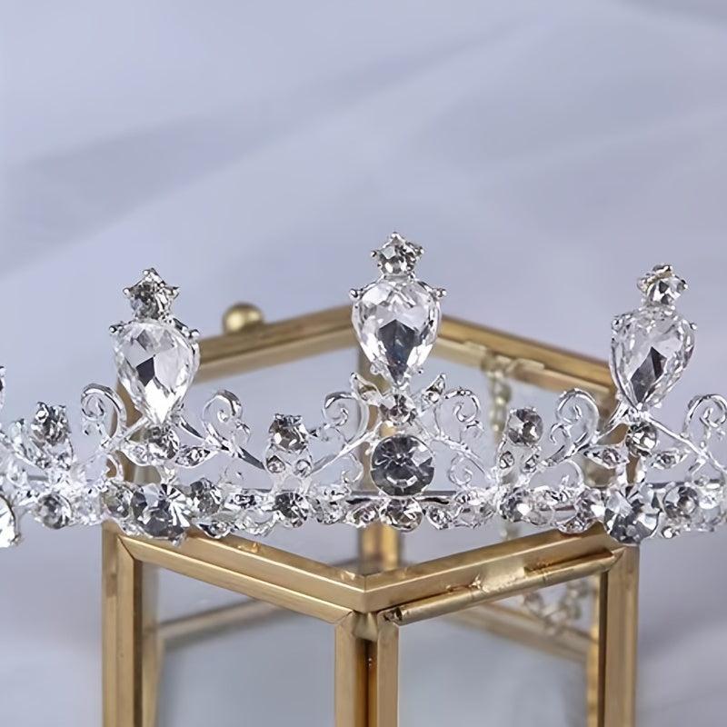 Crystal Bridal Princess Crown Wedding Tiara Rhinestone Hair Band