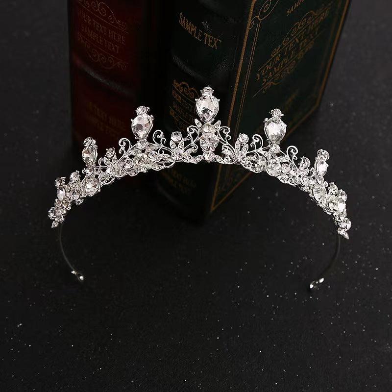 Crystal Bridal Princess Crown Wedding Tiara Rhinestone Hair Band