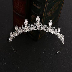Crystal Bridal Princess Crown Wedding Tiara Rhinestone Hair Band