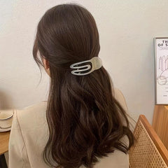 4pcs Duck Billed Clip Leopard Hair Claw Women Girls Hair Accessories