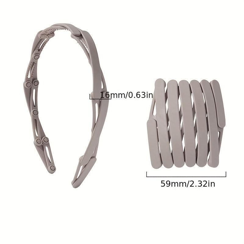 Foldable Headband Solid Hair Band Non-slip Hair Accessories