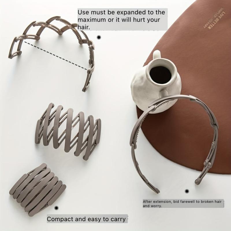 Foldable Headband Solid Hair Band Non-slip Hair Accessories