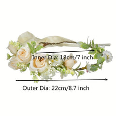 Pastoral Style Flower Headband Summer Hair Band Women's Hair Accessories