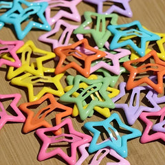Star Shaped Hair Clips Set Snap Clips Hair Accessories