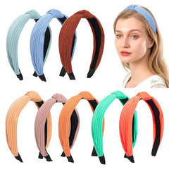 Wide Headband Bow Knotted Style Hair Band Yoga Hair Band for Women