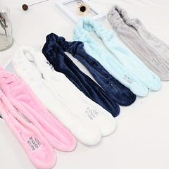 Adjustable Bunny Ears Headband Wide Hairband Makeup Wrap