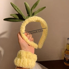 Cartoon Pineapple Headband for Skincare - Cute Hair Accessories
