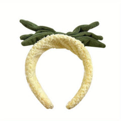 Cartoon Pineapple Headband for Skincare - Cute Hair Accessories