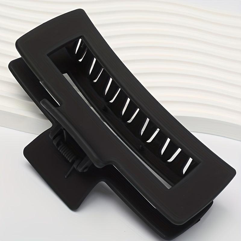 Large Shark Claw Rectangle Hair Claw Matte Hair Clip