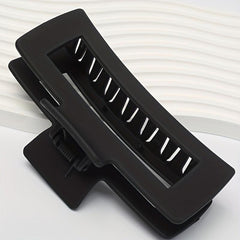 Large Shark Claw Rectangle Hair Claw Matte Hair Clip