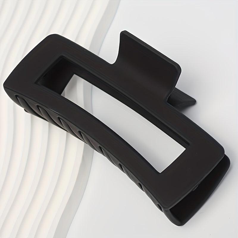 Large Shark Claw Rectangle Hair Claw Matte Hair Clip