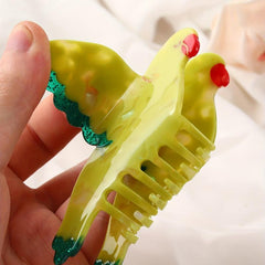 Acrylic Yellow Bird Hair Claw Animal Shark Claw Accessories