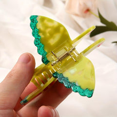 Acrylic Yellow Bird Hair Claw Animal Shark Claw Accessories