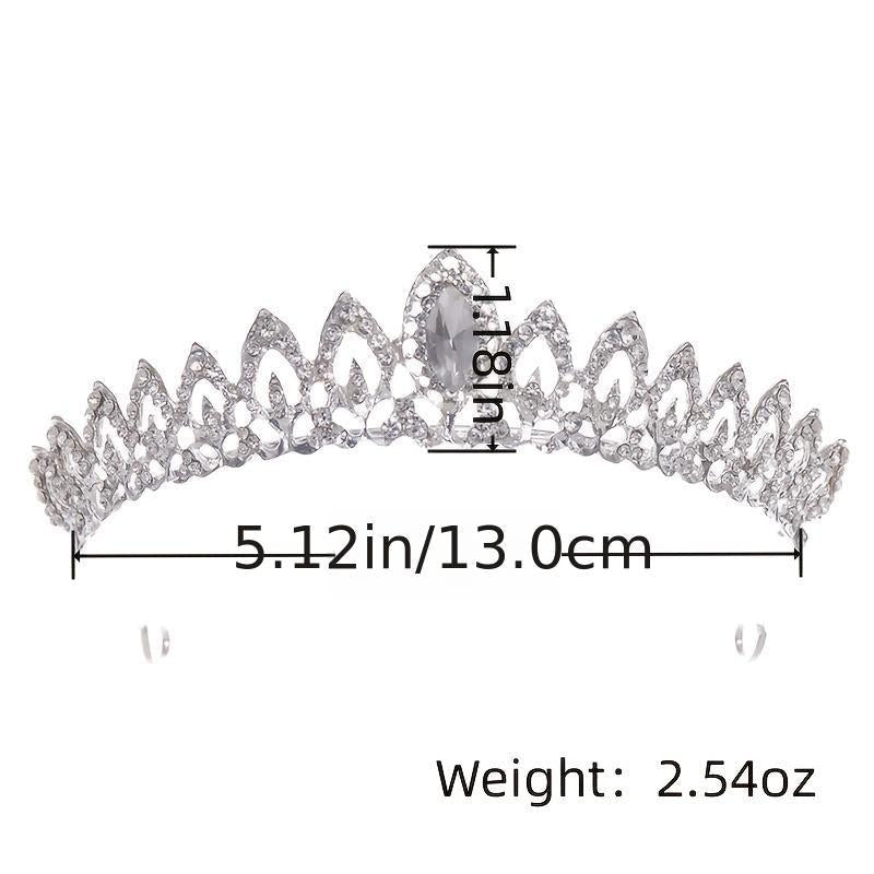 Rhinestone Crystal Tiara Crown Headband Women Birthday Pageant Wedding Prom