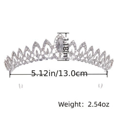 Rhinestone Crystal Tiara Crown Headband Women Birthday Pageant Wedding Prom