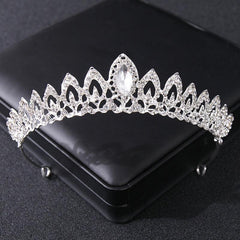 Rhinestone Crystal Tiara Crown Headband Women Birthday Pageant Wedding Prom