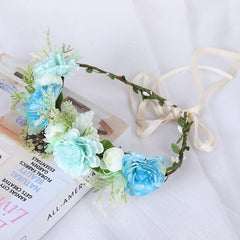 Simulation Flower Garland Bridal Headdress For Wedding