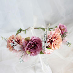 Simulation Flower Garland Bridal Headdress For Wedding