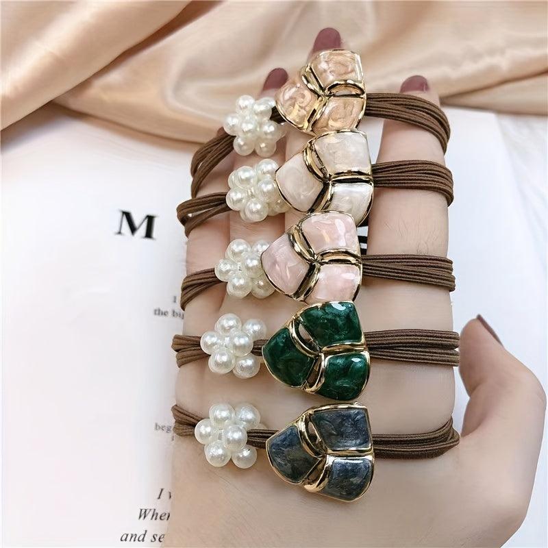 Geometry Hair Tie Lady Headdress Hair Accessories Gift
