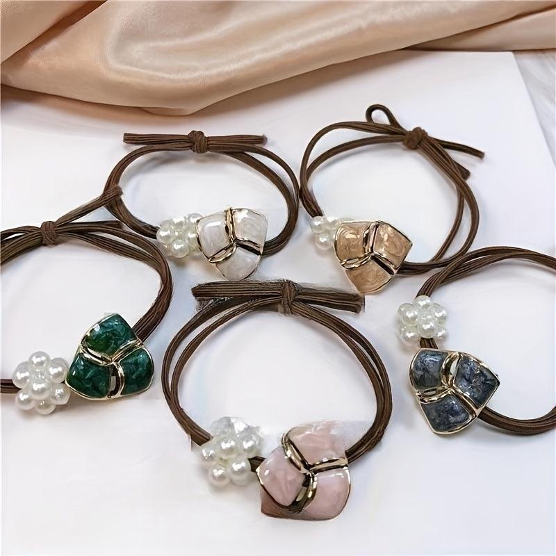 Geometry Hair Tie Lady Headdress Hair Accessories Gift
