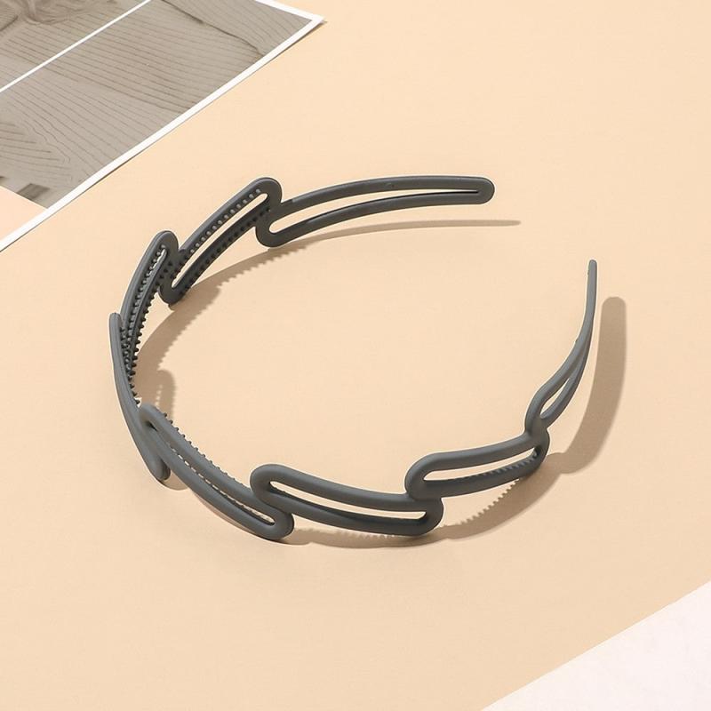 Frosted Oblique Square Headband Women's Hairband Hair Accessories