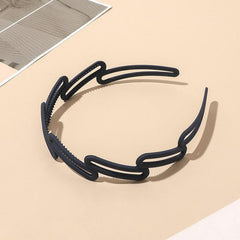 Frosted Oblique Square Headband Women's Hairband Hair Accessories