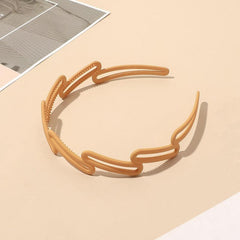 Frosted Oblique Square Headband Women's Hairband Hair Accessories