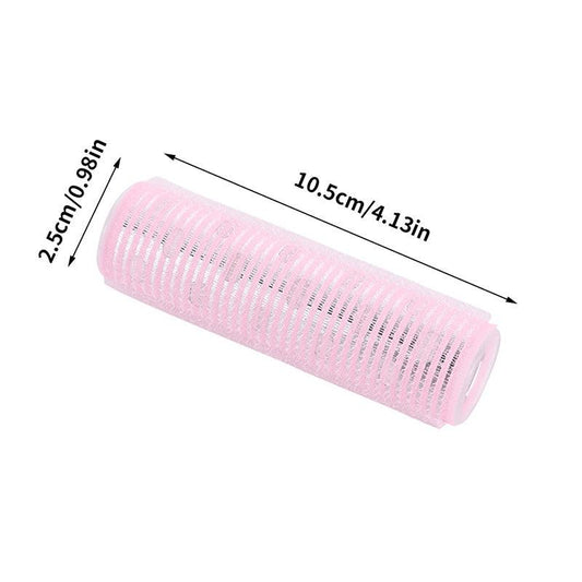 Self Grip Hair Rollers Set for DIY Bangs Medium Short Hair