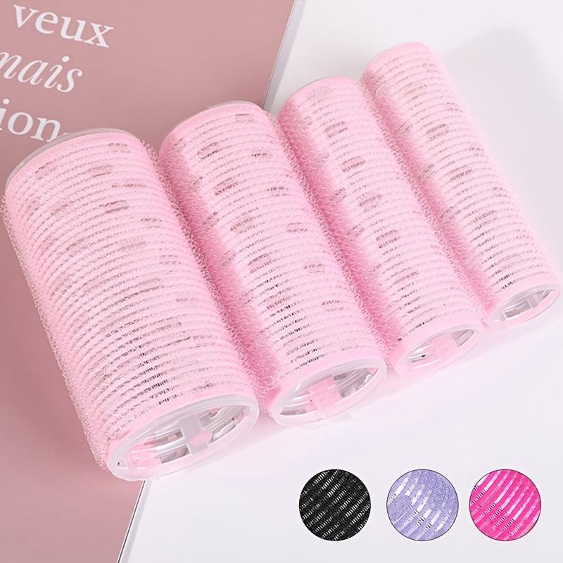 Self Grip Hair Rollers Set for DIY Bangs Medium Short Hair