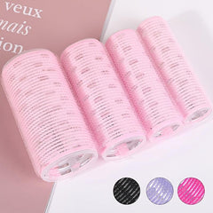 Self Grip Hair Rollers Set for DIY Bangs Medium Short Hair