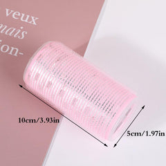 Self Grip Hair Rollers Set for DIY Bangs Medium Short Hair