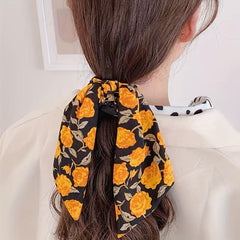 Retro Floral Hairband Head Scarf Hair Accessories