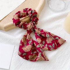 Retro Floral Hairband Head Scarf Hair Accessories