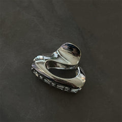 Geometric Hollow Hair Claw Clips for Women and Girls