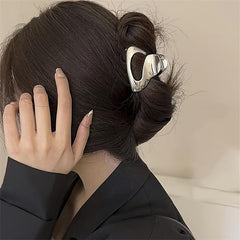 Geometric Hollow Hair Claw Clips for Women and Girls