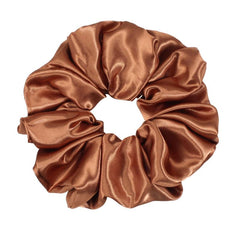 Oversize Stain Hair Scrunchie for Women Girls Sleep Soft Silk Scrunchies