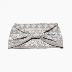 4pcs Boho Paisley Print Headband Stretchy Headdress Criss Cross Hair Band