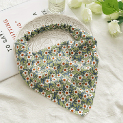 Floral Triangle Scarf Turban Headband Hair Accessories