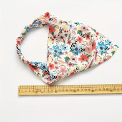 Floral Triangle Scarf Turban Headband Hair Accessories