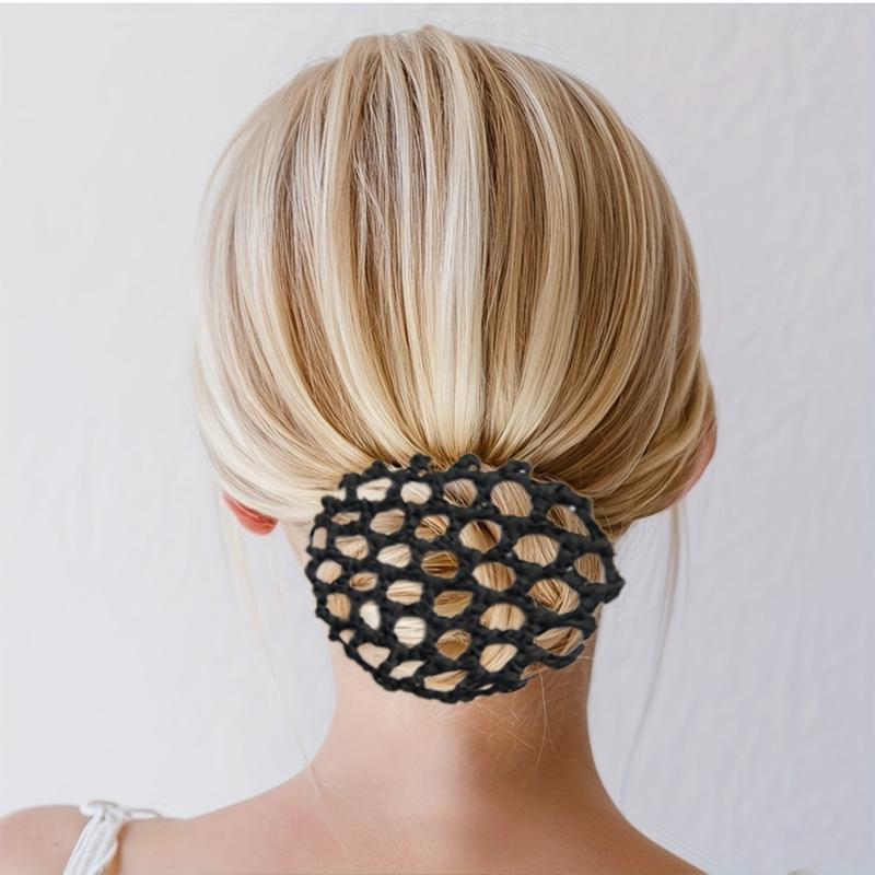 Solid Hairnet Ponytail Hair Piece for Women