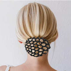 Solid Hairnet Ponytail Hair Piece for Women