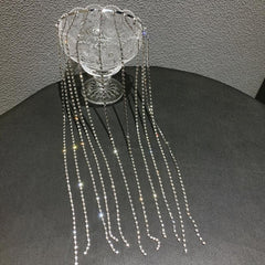 Rhinestone Tassel Headband Glitter Hair Accessory