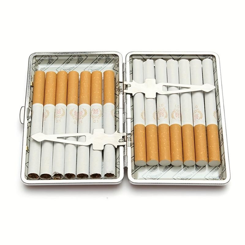 Women's Multicolor Cigarette Case Holds 14pcs - Convenient Cigarette Box